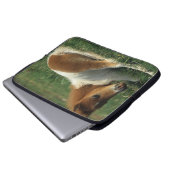 Miniaturfohlen-Niederlegung Laptopschutzhülle (Vorne Knopf)