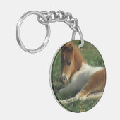 Miniaturfohlen-Niederlegung Schlüsselanhänger (Vorderseite links)