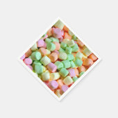 Miniaturmarshmallows Serviette (Ecke)