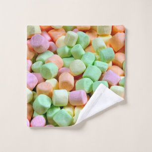 Miniaturmarshmallows Waschlappen