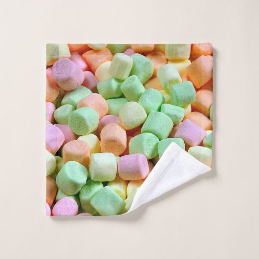 Miniaturmarshmallows Waschlappen (Waschlappen)