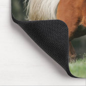 Miniaturpferd stehend mousepad (Ecke)