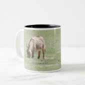 Miniaturpferd Zweifarbige Tasse (Vorderseite Links)