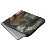 Miniaturpferdeberühren Laptopschutzhülle (Vorne Knopf)
