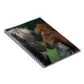 Miniaturpferdeberühren Notizblock (Rechte Seite)