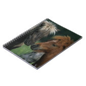 Miniaturpferdeberühren Notizblock (Linke Seite)