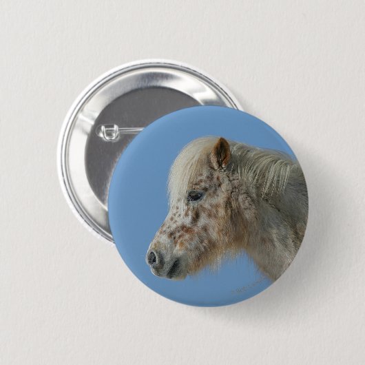 MiniaturpferdeHeadshot Button (Vorne & Hinten)