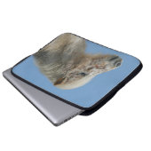MiniaturpferdeHeadshot Laptopschutzhülle (Vorne Knopf)