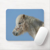 MiniaturpferdeHeadshot Mousepad (Mit Mouse)