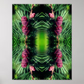 Miniaturpinecones Abstrakt Nah Poster (Vorne)