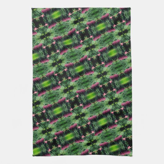 Miniaturpinecones Nah Abstraktes Muster Geschirrtuch (Vertikal)