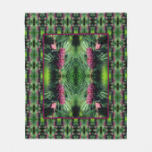 Miniaturpinkegel Nahes Abstraktes Muster Fleecedecke (Vorderseite)