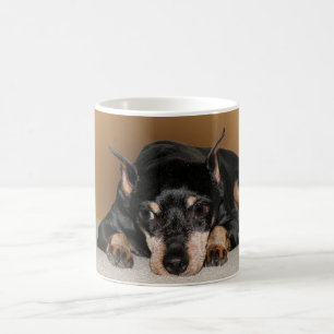 Miniaturpinscher-alias minimales Button Kaffeetasse