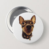 Miniaturpinscher-Button-Knopf Button (Vorne & Hinten)