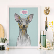 Miniaturpinscher Hund Portrait Niedliche WelpenLie