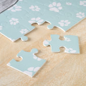 Miniaturpinscher Hund Portrait Niedliche WelpenLie Puzzle (Seite)