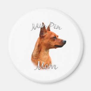 Miniaturpinscher (Rost) Mama 2 Magnet