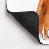 Miniaturpinscher (Rost) Mama 2 Mousepad (Ecke)