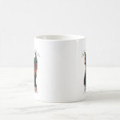 Miniaturpinscher (schwarz) Mama 2 Kaffeetasse (Mittel)