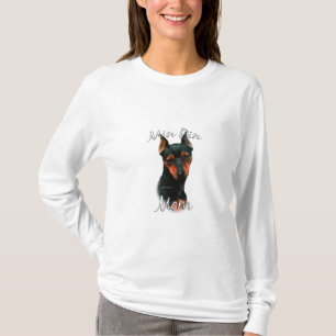 Miniaturpinscher (schwarz) Mama 2 T-Shirt