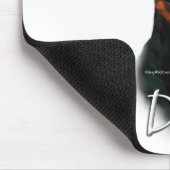 Miniaturpinscher (schwarz) Vater 2 Mousepad (Ecke)