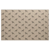 Miniaturpinscher-Silhouette-Muster Stoff (Fat Quarter (45,7 x 55,9 cm))