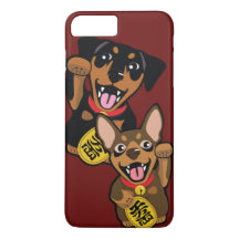 Miniaturpinscher-viel Glück iPhone Fall