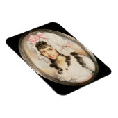 Miniaturportrait eines Mädchens Magnet (Rechte Seite)