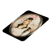 Miniaturportrait eines Mädchens Magnet (Linke Seite)