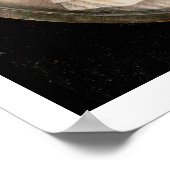 Miniaturportrait eines Mädchens Poster (Ecke)