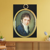 Miniaturportrait von Ludwig Van Beethoven , 1802 Leinwanddruck (Insitu (Wohnzimmer))