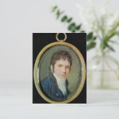 Miniaturportrait von Ludwig Van Beethoven , 1802 Postkarte (Stehend Vorderseite)