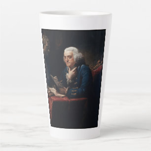 Miniaturporträt, Benjamin Franklin Gründungsvater Milchtasse