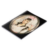 Miniaturporträt eines Mädchens Notizblock (Linke Seite)