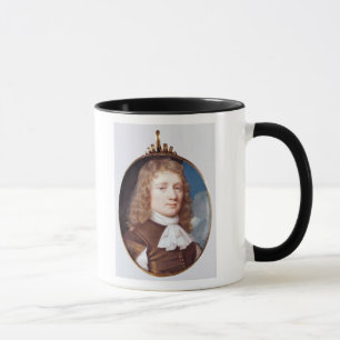 Miniaturporträt eines unbekannten Mannes, 1659 Tasse