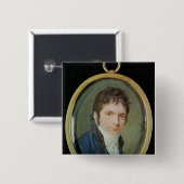 Miniaturporträt von Ludwig van Beethoven, 1802 Button (Vorne & Hinten)