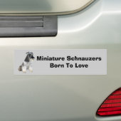 Miniaturschnauzer-Autoaufkleber Autoaufkleber (Auf Auto)