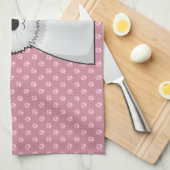 Miniaturschnauzer-Cartoon Küchentuch (Viertel Falte)