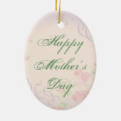 Miniaturschnauzer-Herz-Mama Keramikornament (Hinten)