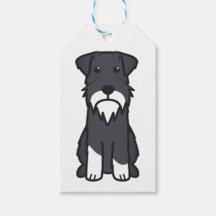 Miniaturschnauzer-HundeCartoon Geschenkanhänger