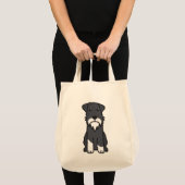 Miniaturschnauzer-HundeCartoon Tragetasche (Vorderseite (Produkt))