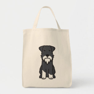Miniaturschnauzer-HundeCartoon Tragetasche