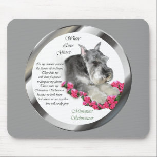 Miniaturschnauzer Kunstgeschenke Mousepad