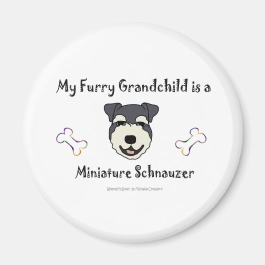 MiniaturSchnauzer Magnet (Vorne)