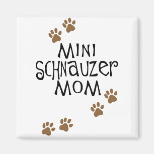 Miniaturschnauzer-Mama Magnet