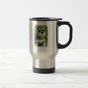 Miniaturschnauzer-Reise-Tasse Reisebecher