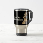 Miniaturschnauzer-Reise-Tasse Reisebecher (VorderseiteRechts)