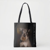 Miniaturschnauzer-Taschen-Tasche Tasche (Vorderseite)