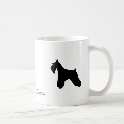 Miniaturschnauzer-Tasse Kaffeetasse (Rechts)
