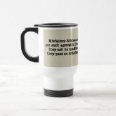 Miniaturschnauzer-Tasse Reisebecher (Links)